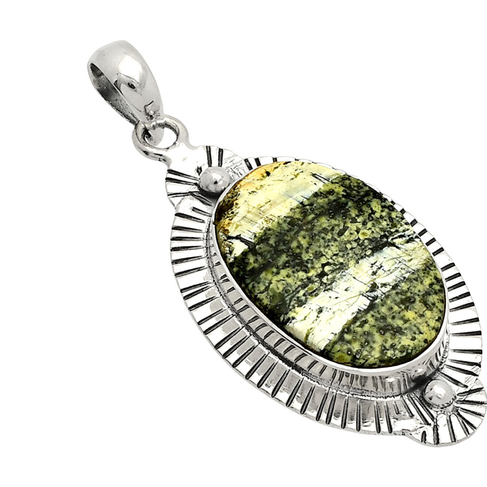 Natural Chrysotile Pendant P-1732 SDP148289