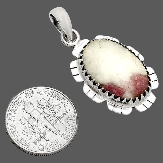 Natural Pink Tourmaline In Quartz Pendant P-1347 SDP148564