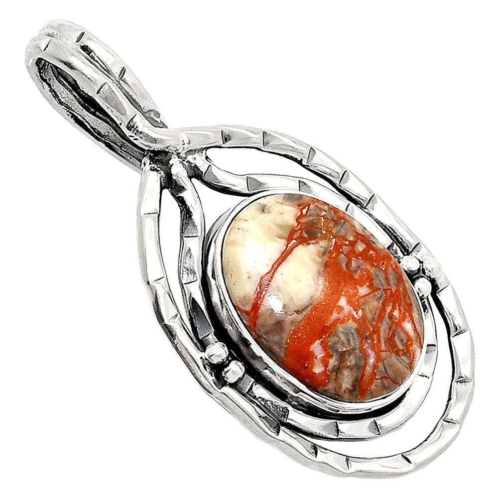 Natural Rosetta Picture Jasper Pendant P-1410 SDP151052