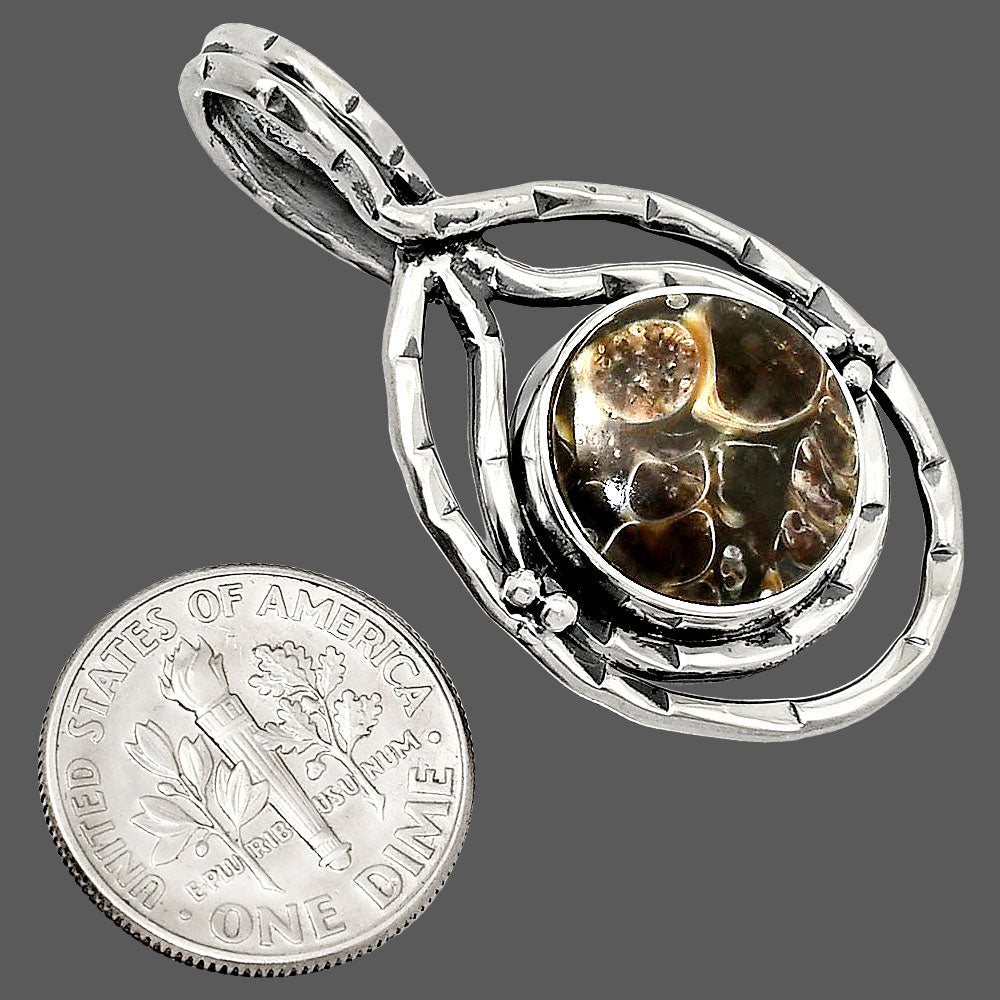 Natural Turtella Jasper - USA Pendant P-1410 SDP151102