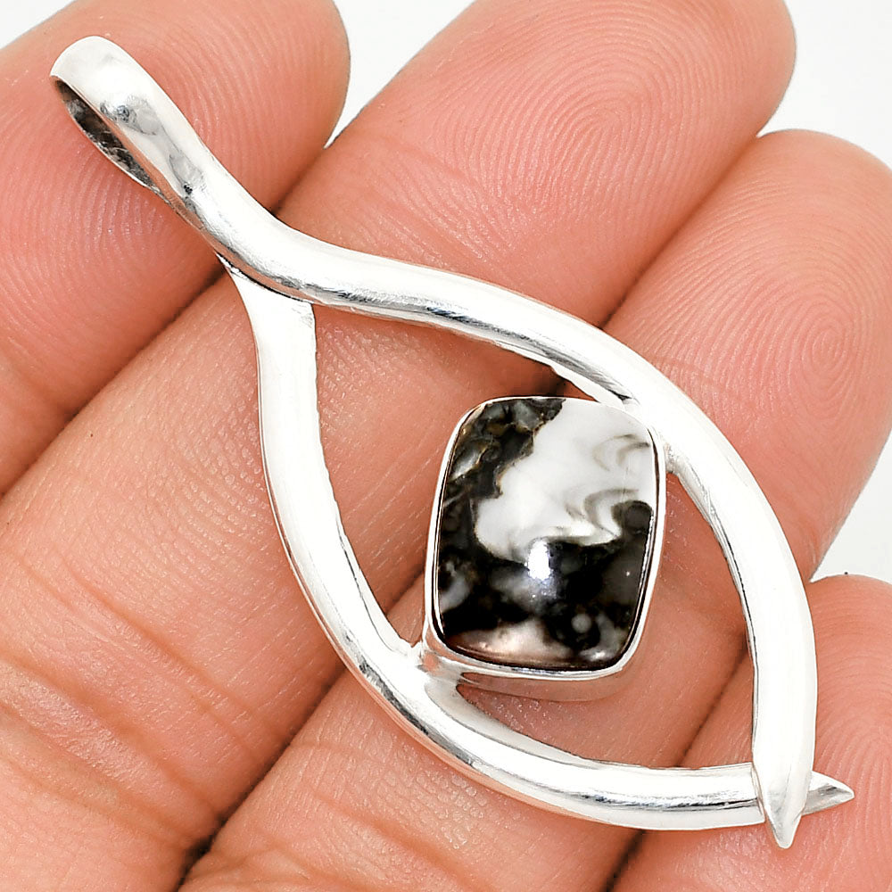Natural Mexican Cabbing Fossil Pendant P-1384 SDP151171