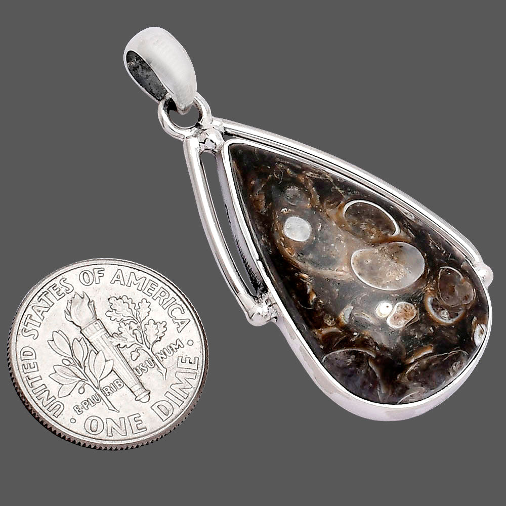 Natural Turtella Jasper - USA Pendant P-1566 SDP152325