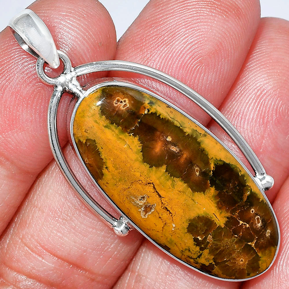 Natural Ocean Jasper - Madagascar Pendant P-1566 SDP152379