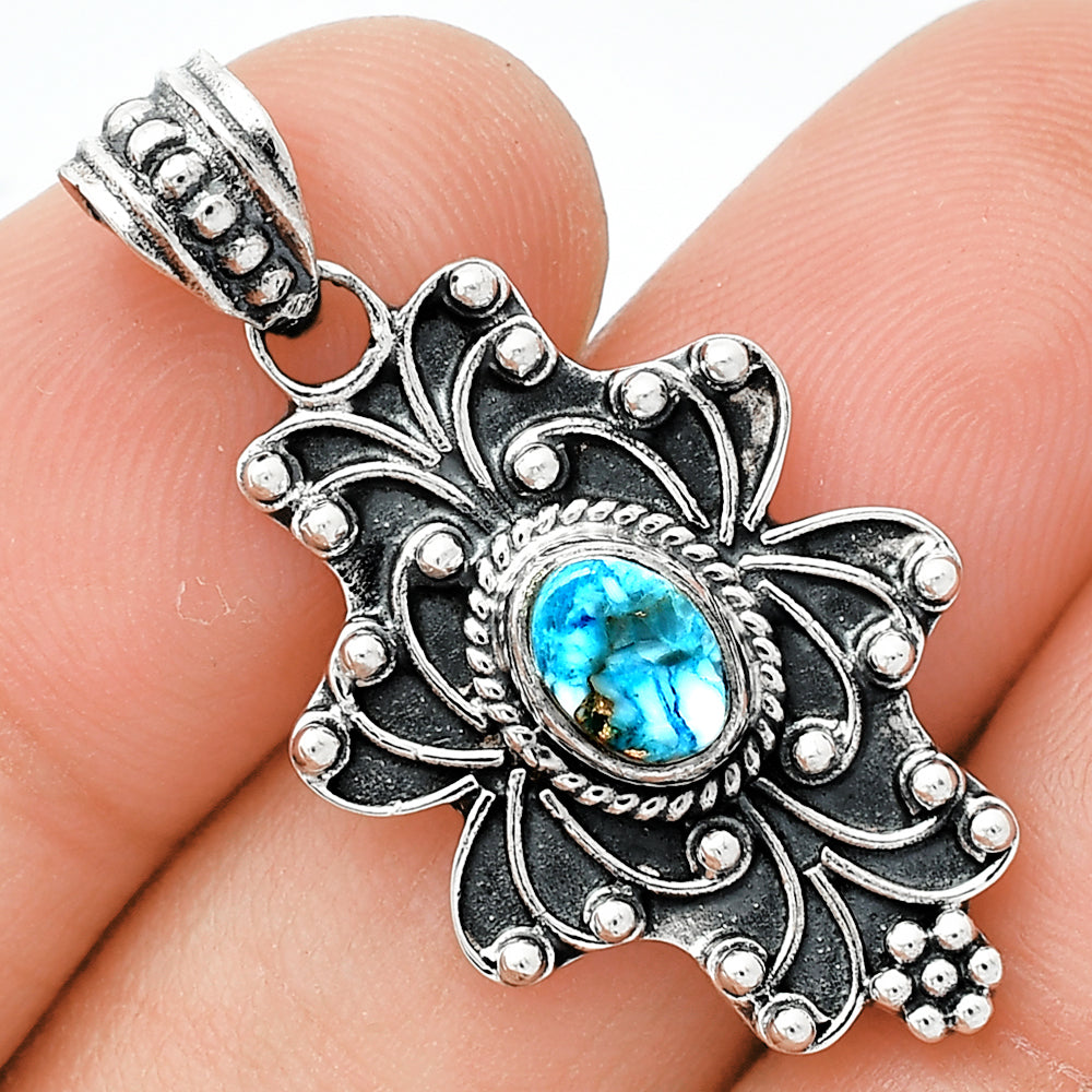Spiny Oyster Turquoise - Arizona Pendant P-1558 SDP153139