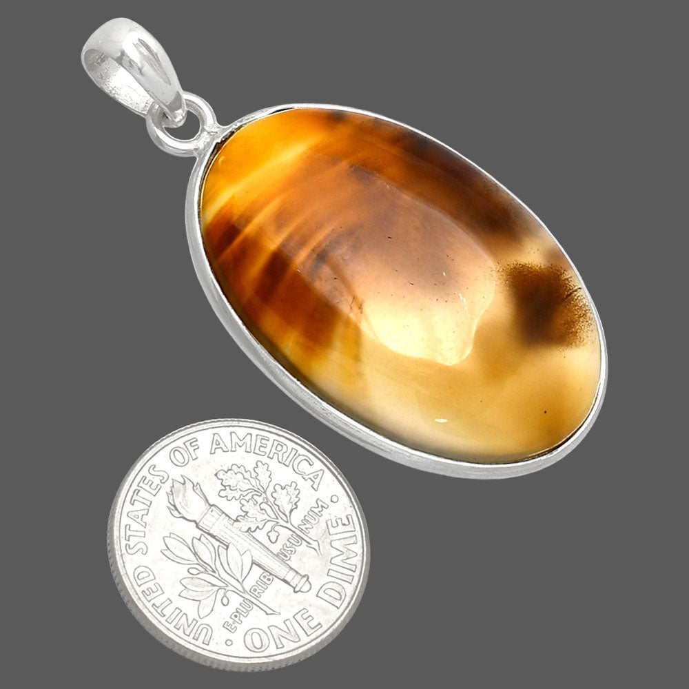 Natural Montana Agate - USA Pendant P-1001 SDP153758