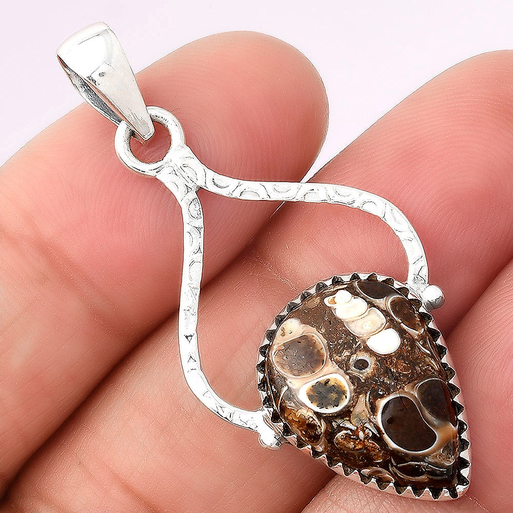 Natural Turtella Jasper - USA Pendant P-1691 SDP154119