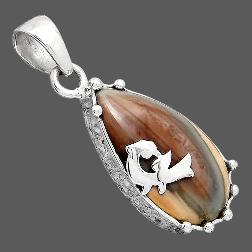 Natural Imperial Jasper Pendant P-1698 SDP154215