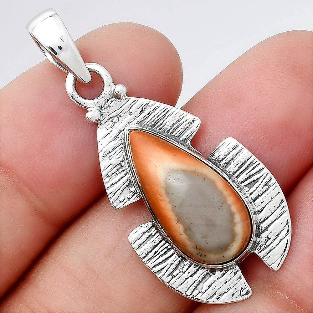 Natural Imperial Jasper Pendant P-1705 SDP154256