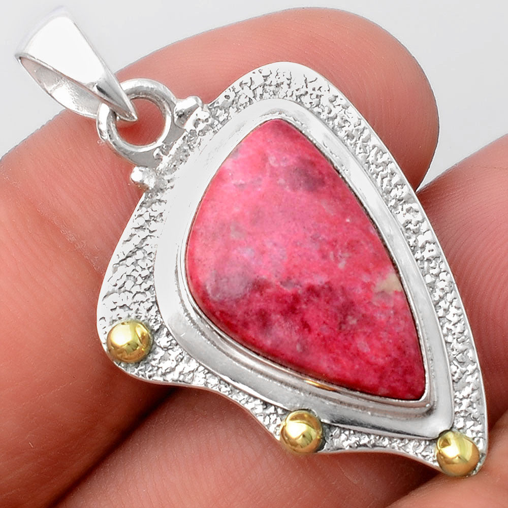 Natural Pink Thulite - Norway Pendant P-1498 SDP154476