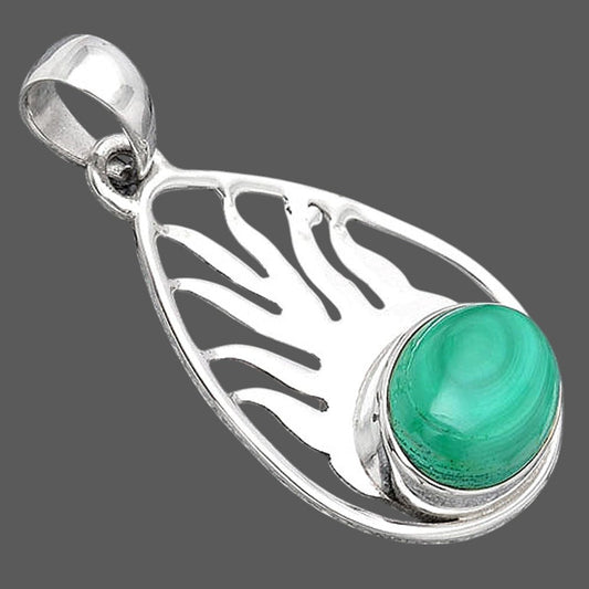 Fire Flame - Malachite Eye - Congo Pendant P-1209 SDP154484