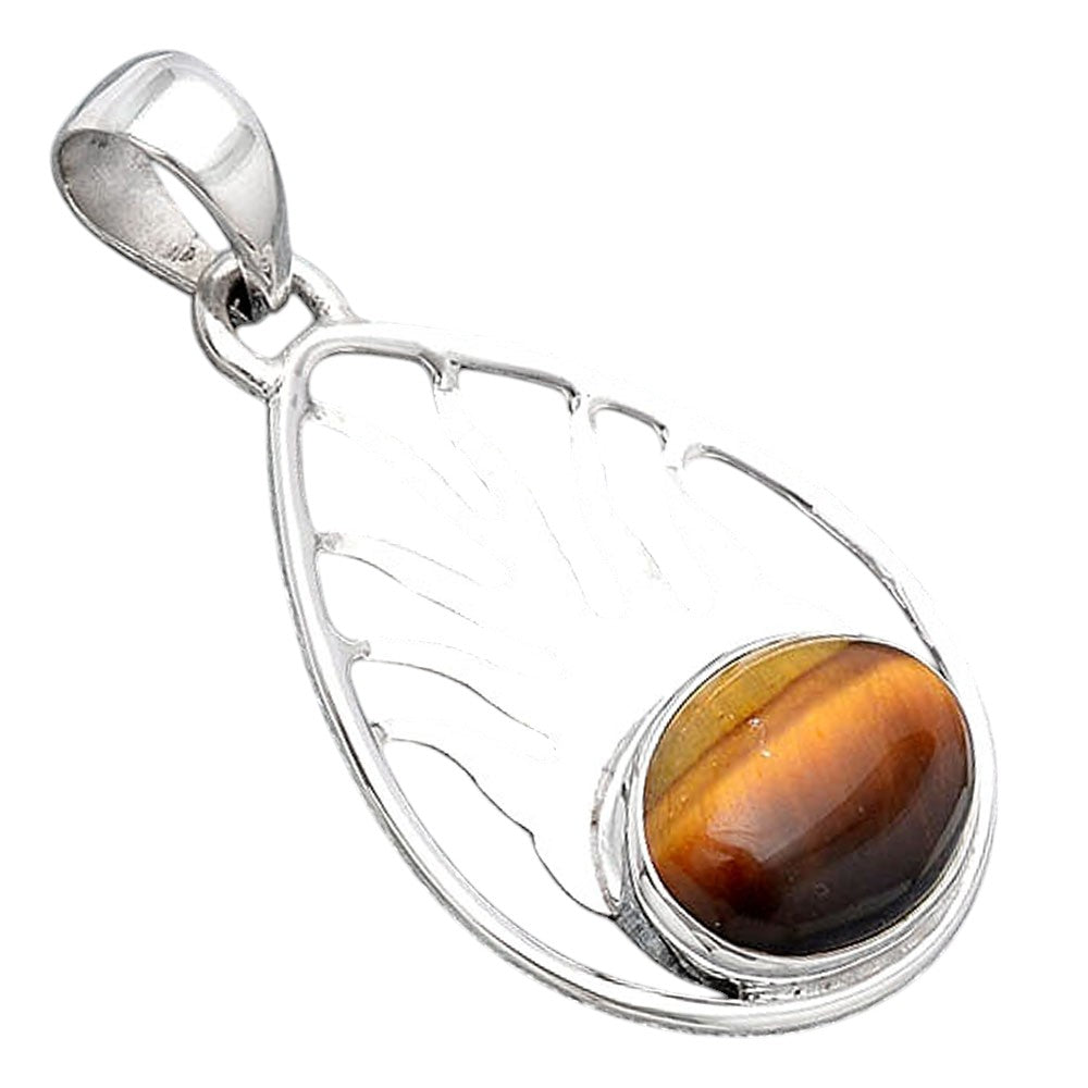 Fire Flame - Tiger Eye - Africa Pendant P-1209 SDP154488