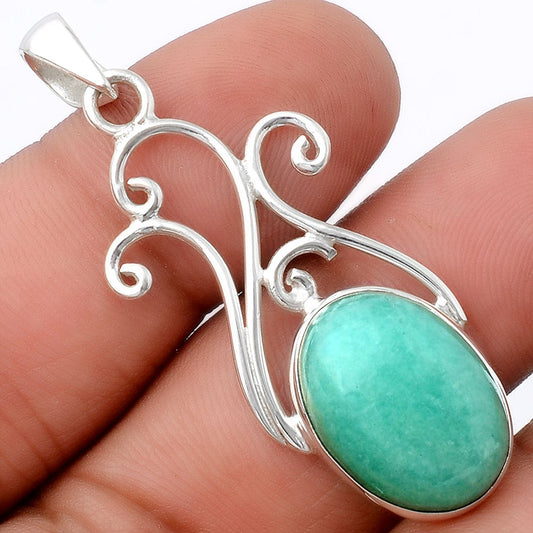 Natural Paraiba Amazonite Pendant P-1358 SDP154512