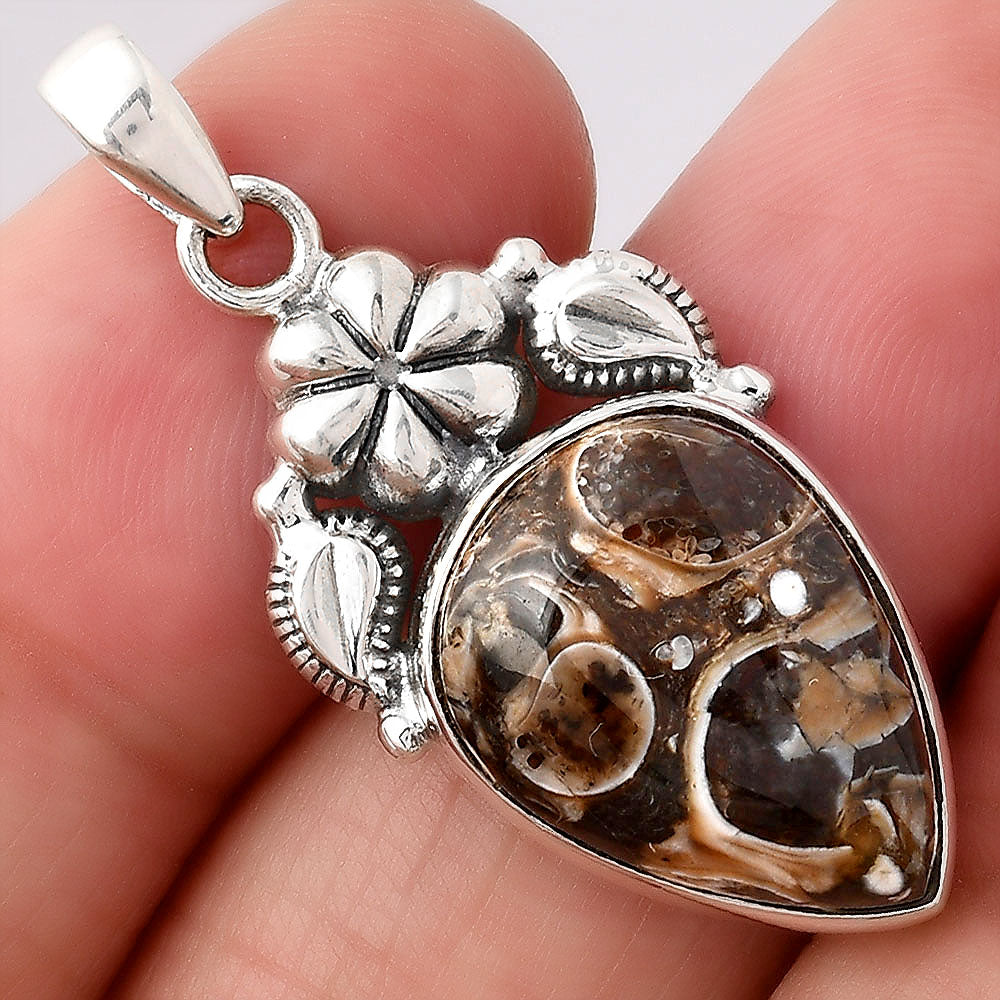 Natural Turtella Jasper - USA Pendant P-1694 SDP154621