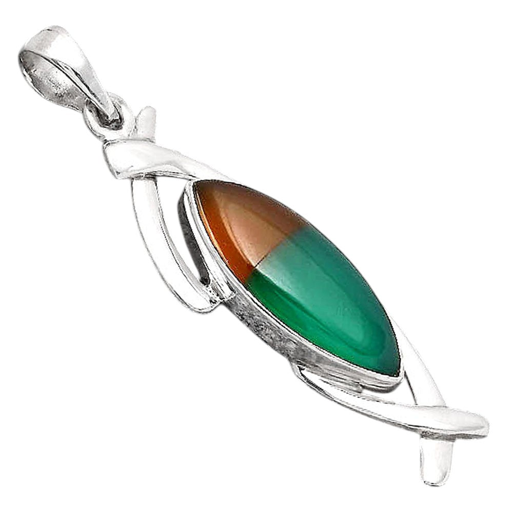 Natural Multi Onyx Pendant P-1428 SDP154909