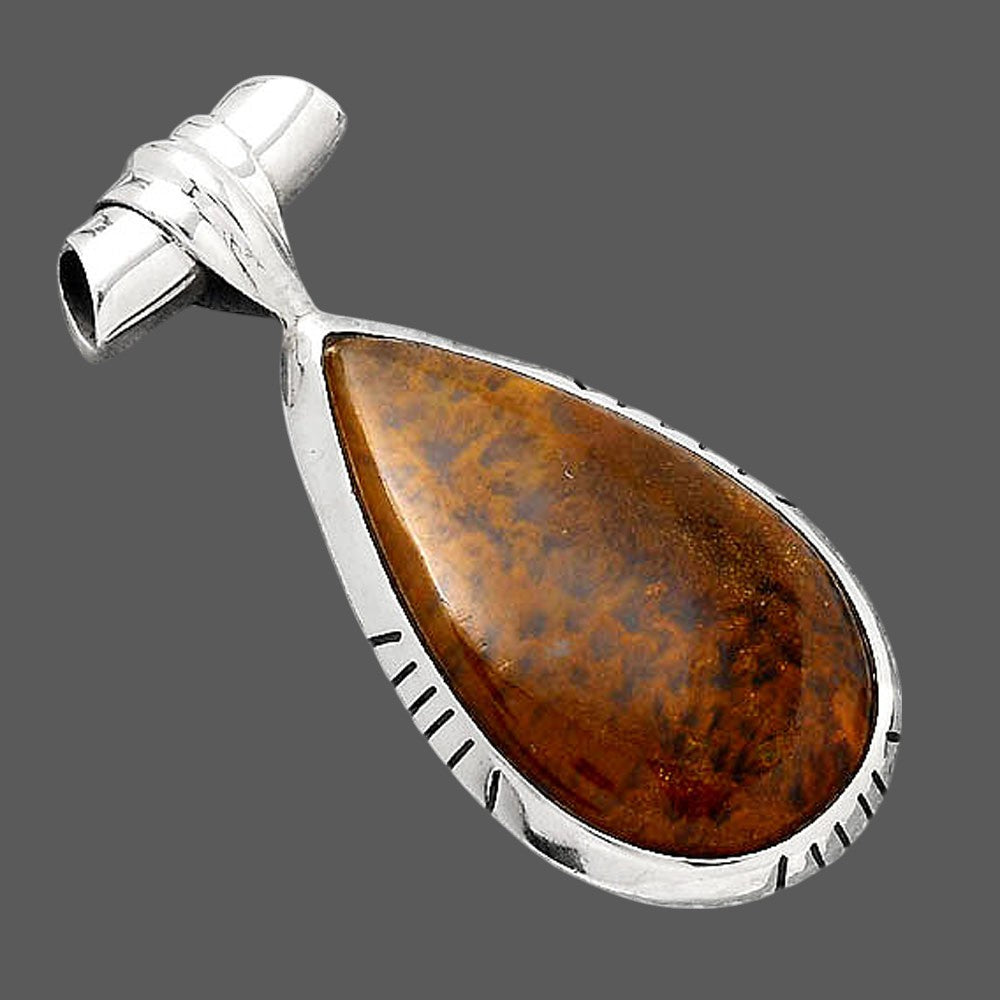 Natural Red Moss Agate Pendant P-1667 SDP155107