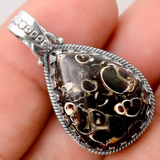 Natural Turtella Jasper - USA Pendant P-1515 SDP155558