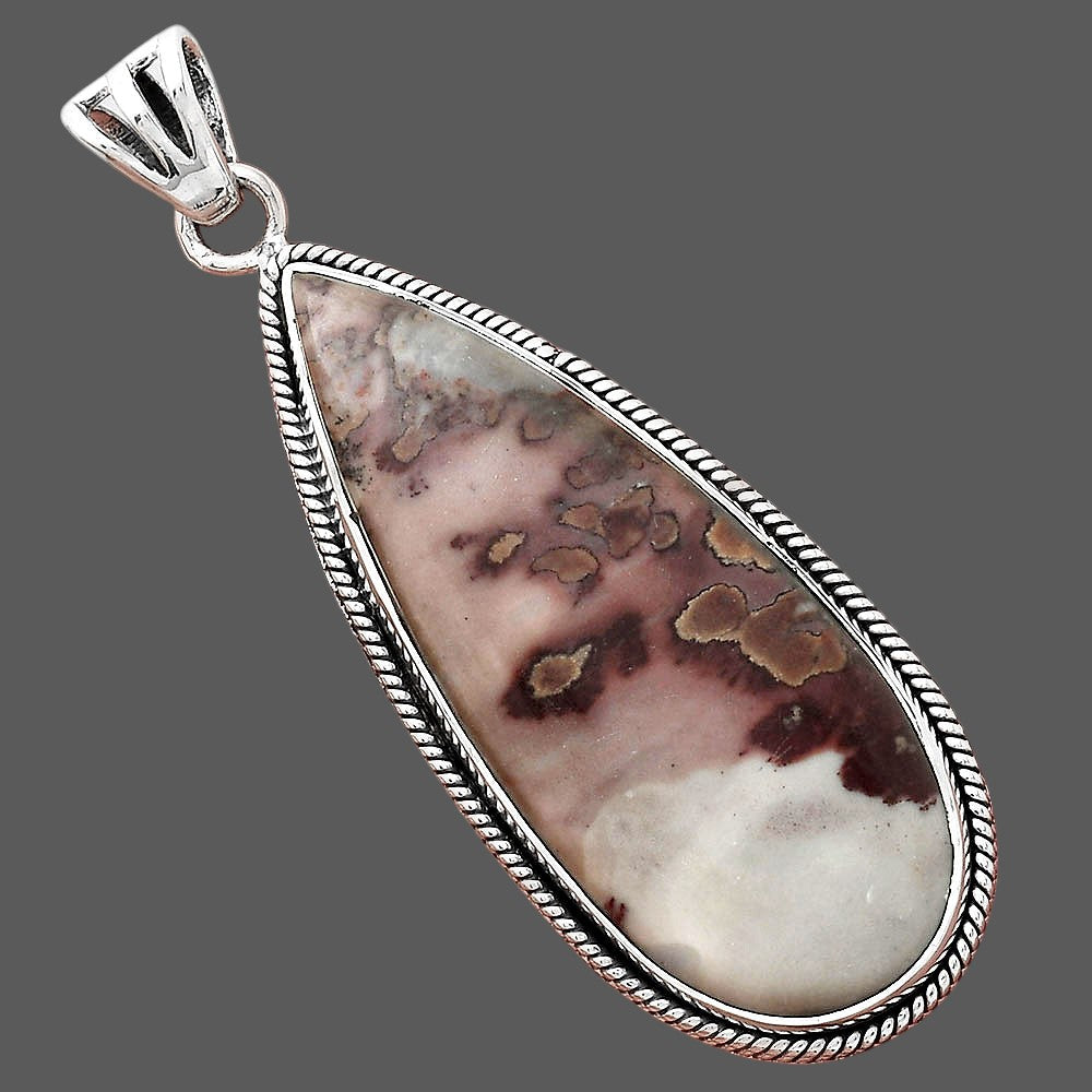 Natural Coffee Bean Jasper Pendant P-1056 SDP156187
