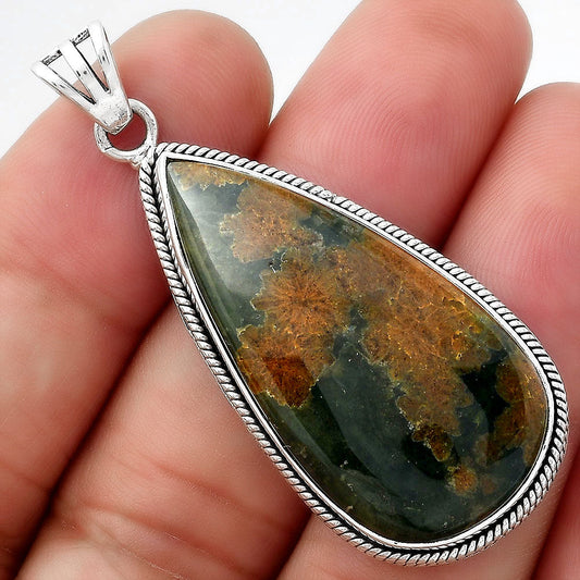 Natural Chrome Chalcedony Pendant P-1056 SDP156210