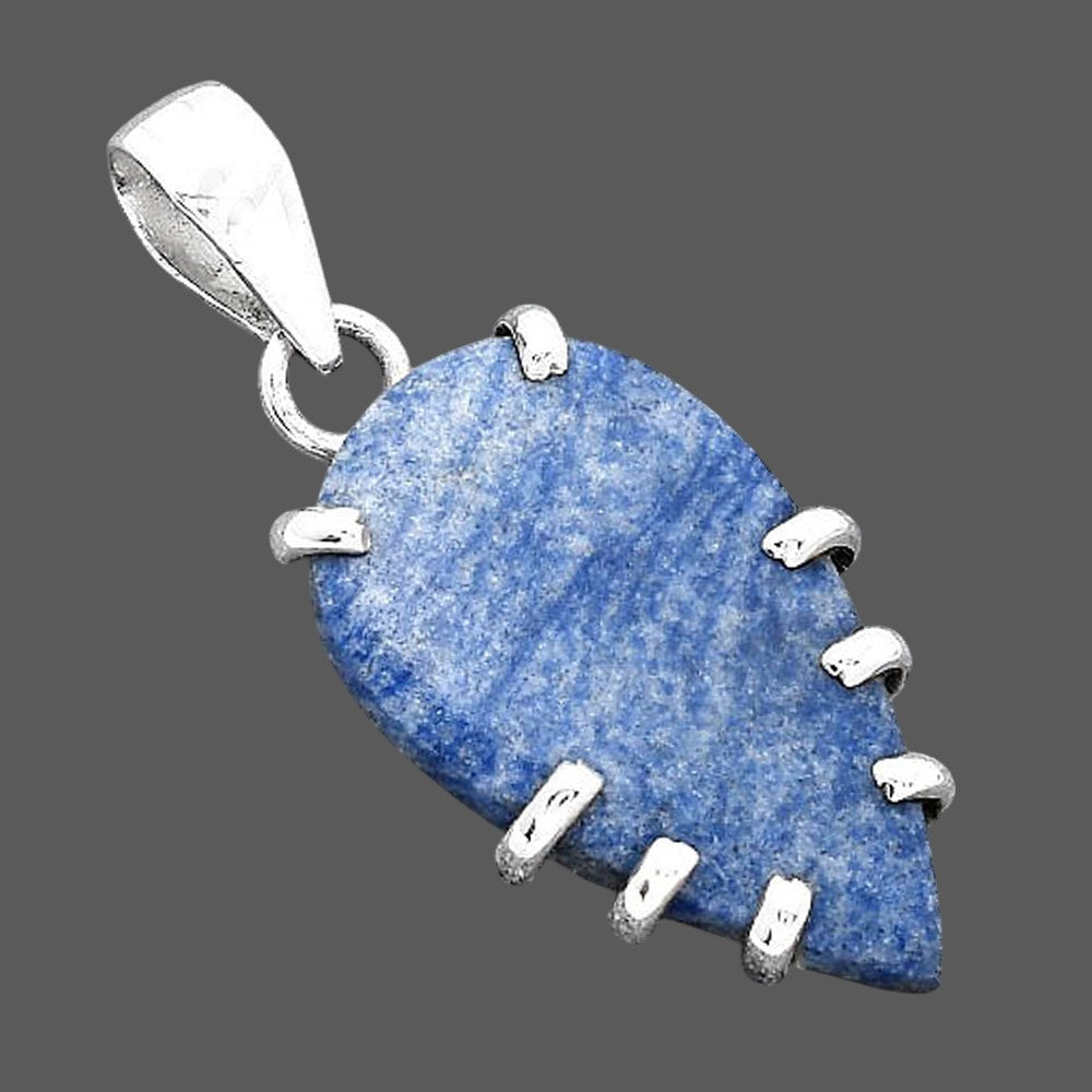 Natural Dumortierite Quartz Pendant P-1372 SDP156657