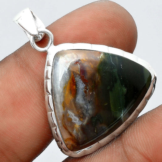 Natural Purple Cow Jasper Pendant P-1110 SDP156690