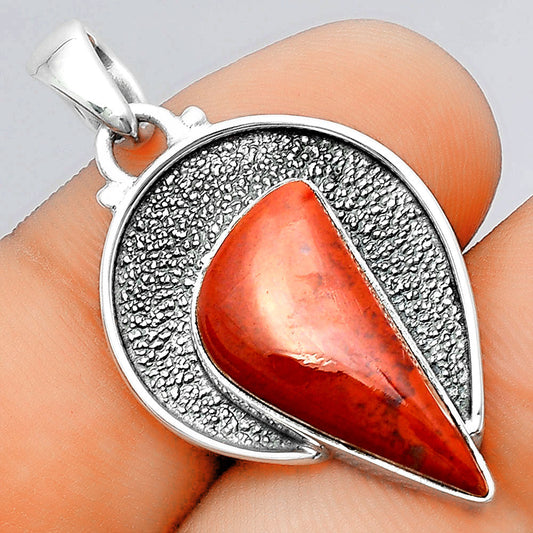 Natural Red Moss Agate Pendant P-1401 SDP156733