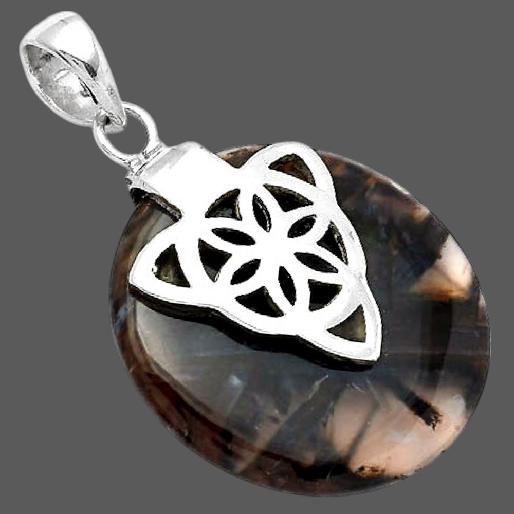 Natural Tube Agate - Turkish Pendant P-1348 SDP157045
