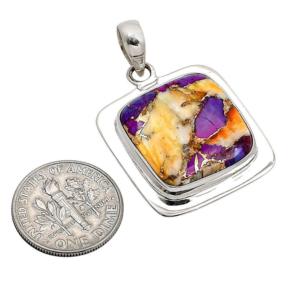 Spiny Oyster Turquoise Pendant P-1076 SDP158127