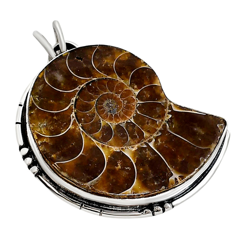 Fossil Ammonite Pendant P-1736 SDP158659