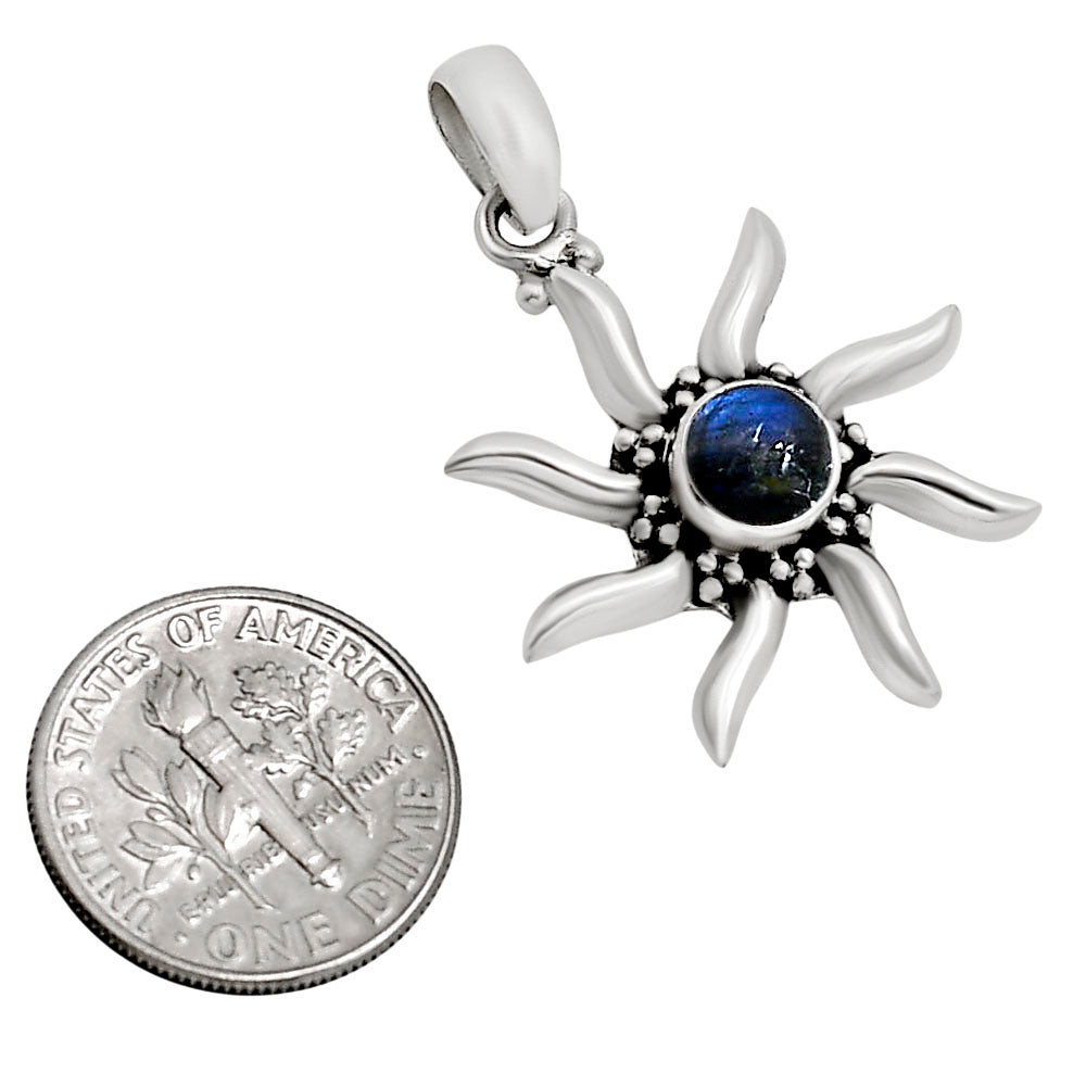 Sun - Blue Labradorite Pendant P-1263 SDP158704