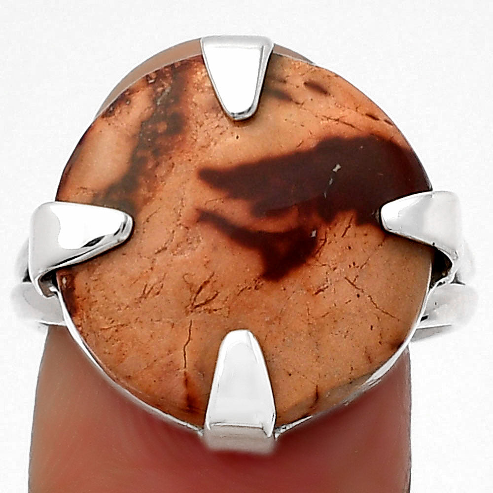 Natural Indian Paint Gemstone Ring size-8.5 R-1305 SDR157719