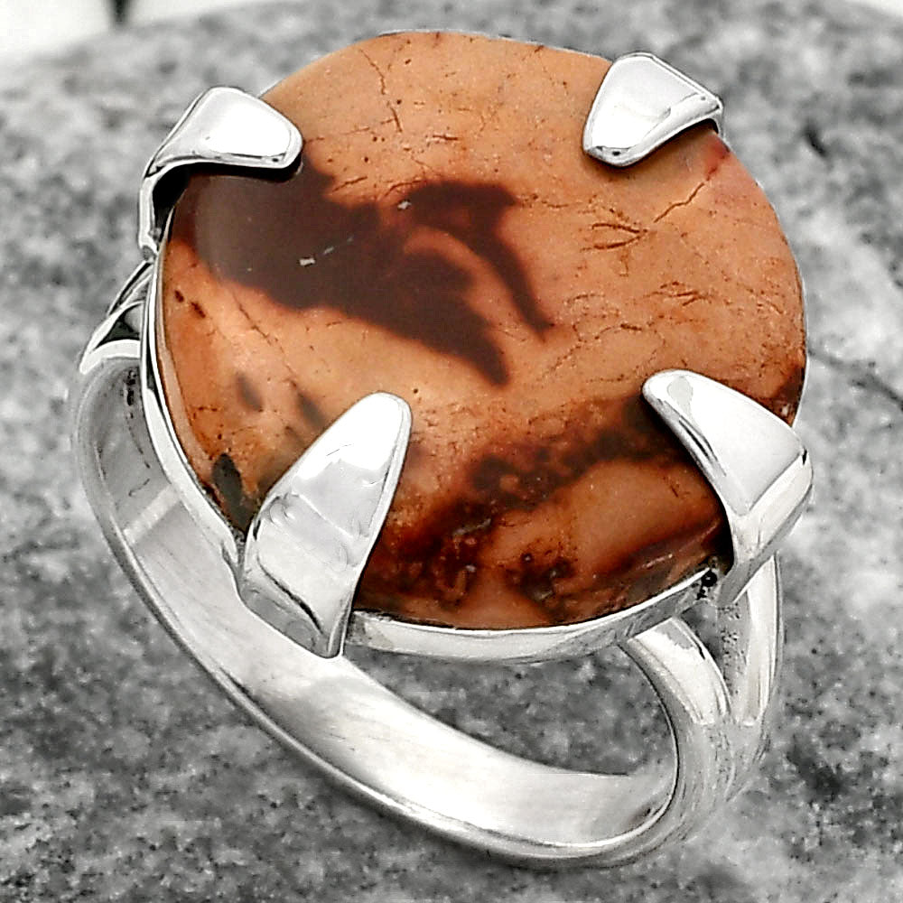 Natural Indian Paint Gemstone Ring size-8.5 R-1305 SDR157719
