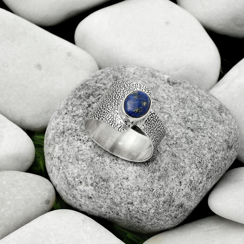 Natural Lapis - Afghanistan Ring size-9 R-1606 SDR170380