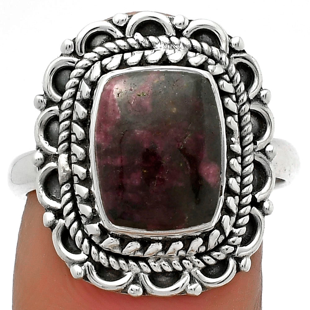 Natural Tourmaline Quartz Ring size-8 R-1256 SDR176530
