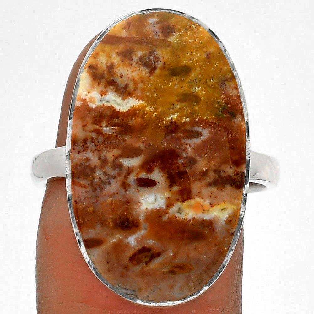 Natural Imperial Dedise Jasper Ring size-8.5 R-1001 SDR178113