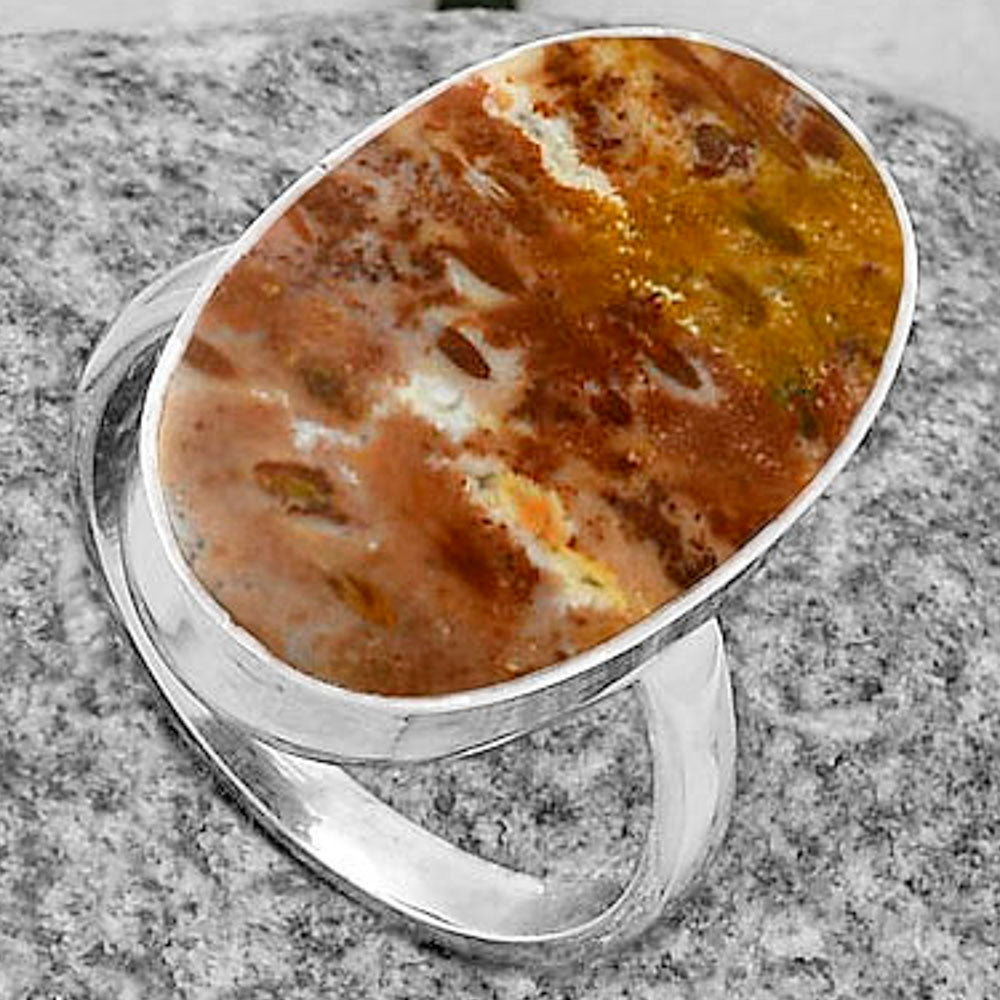 Natural Imperial Dedise Jasper Ring size-8.5 R-1001 SDR178113
