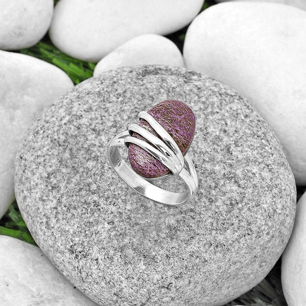 Natural Purpurite - South Africa Ring size-9 R-1444 SDR183732