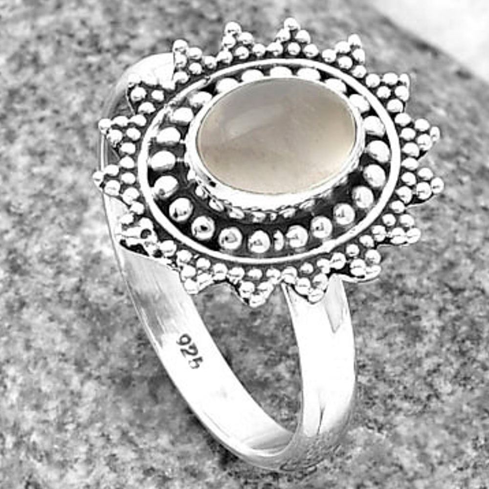 Natural Rose Quartz - Madagascar Ring size-8.5 R-1273 SDR207244