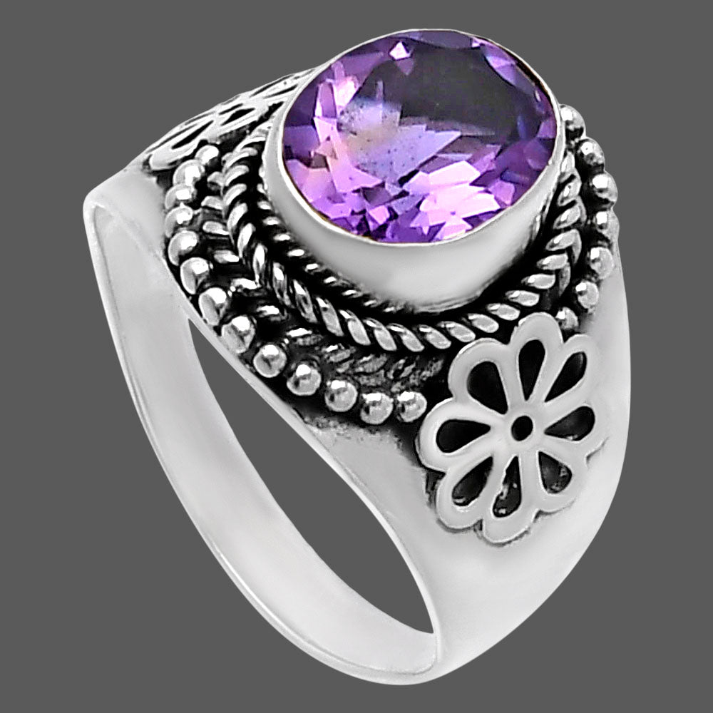 Natural Amethyst - Brazil Ring size-6 R-1541 SDR224590
