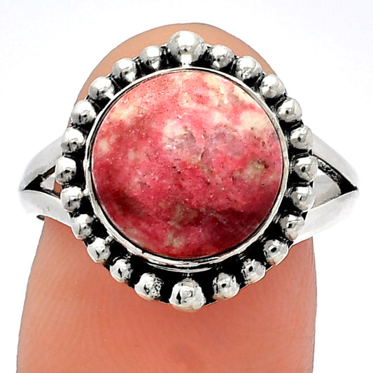 Natural Pink Thulite - Norway Ring size-8 R-1154 SDR225995