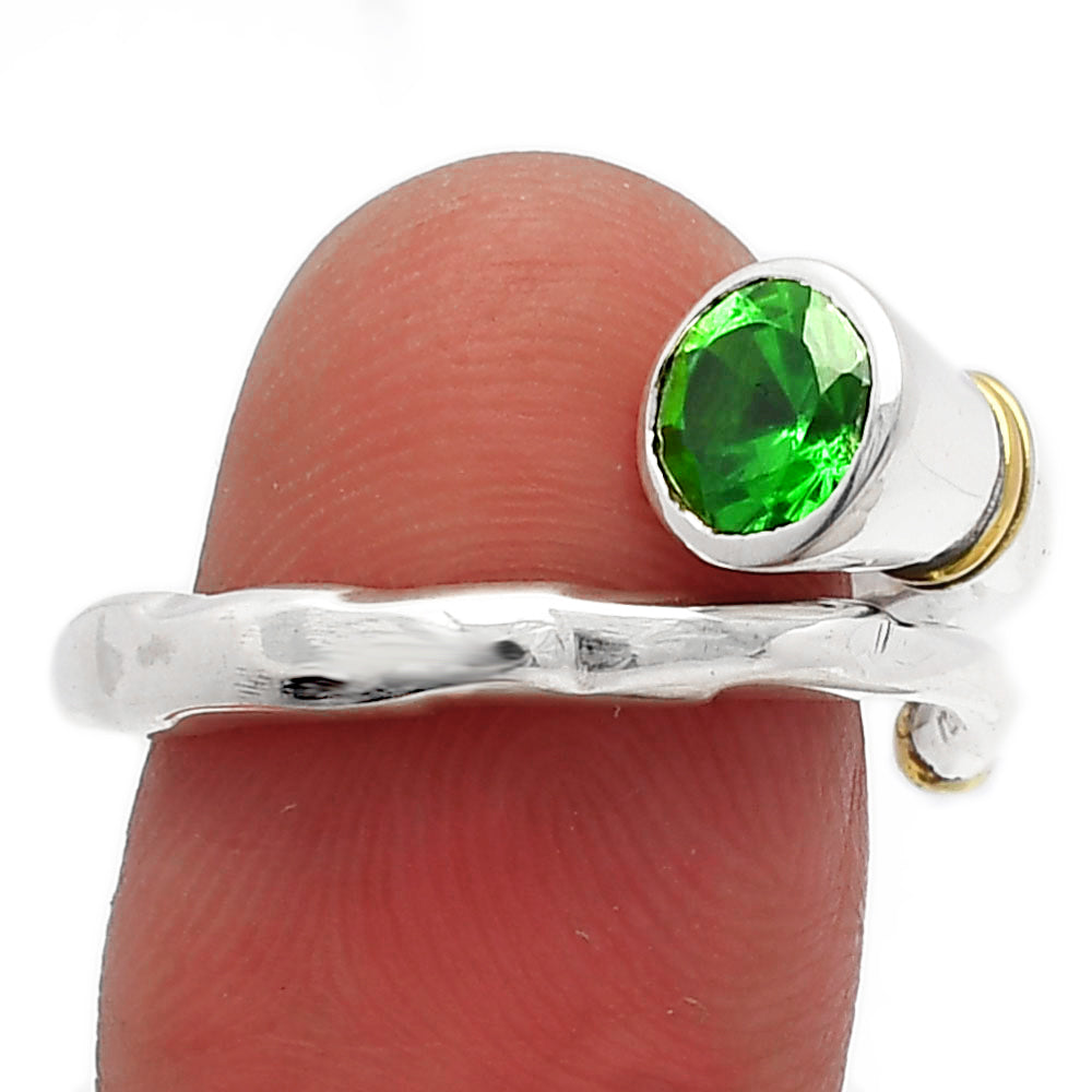 Lab Created Emerald Ring size-8 R-1248 SDR227047