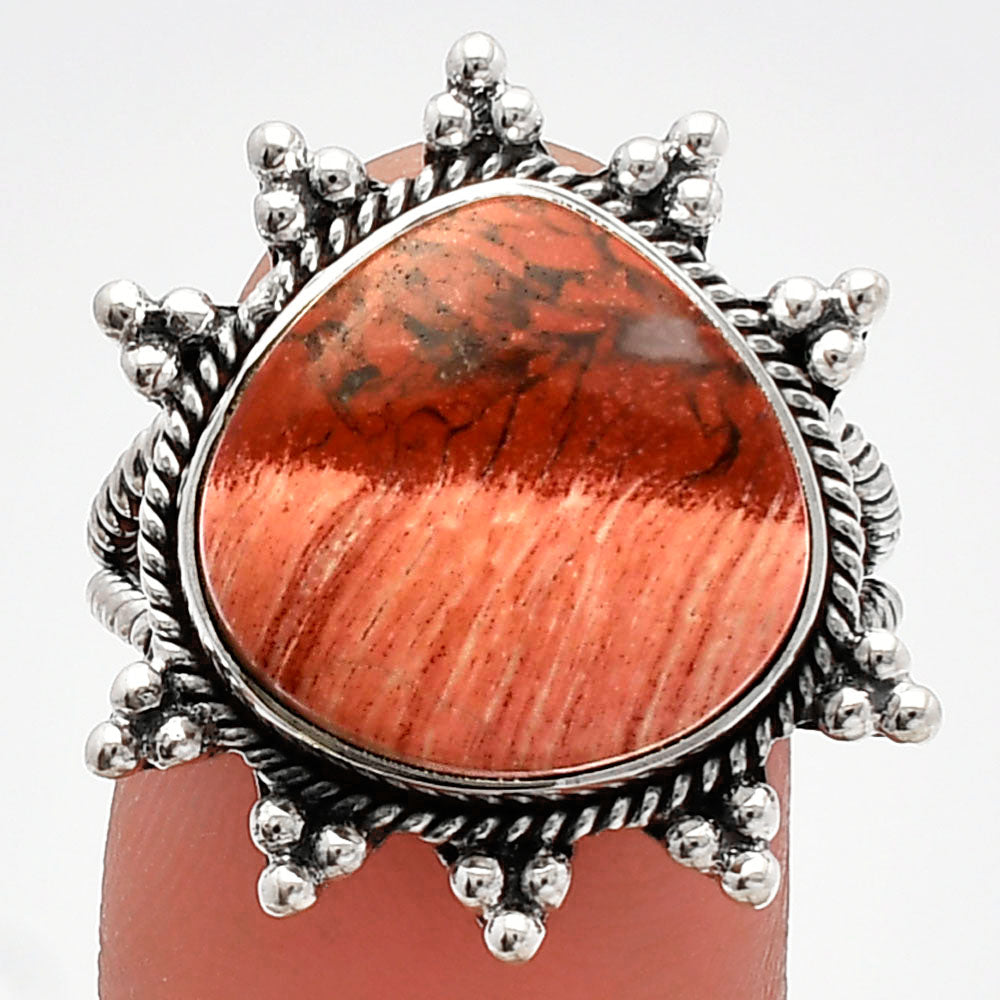 Natural Snake Skin Jasper Ring size-8 R-1234 SDR228618