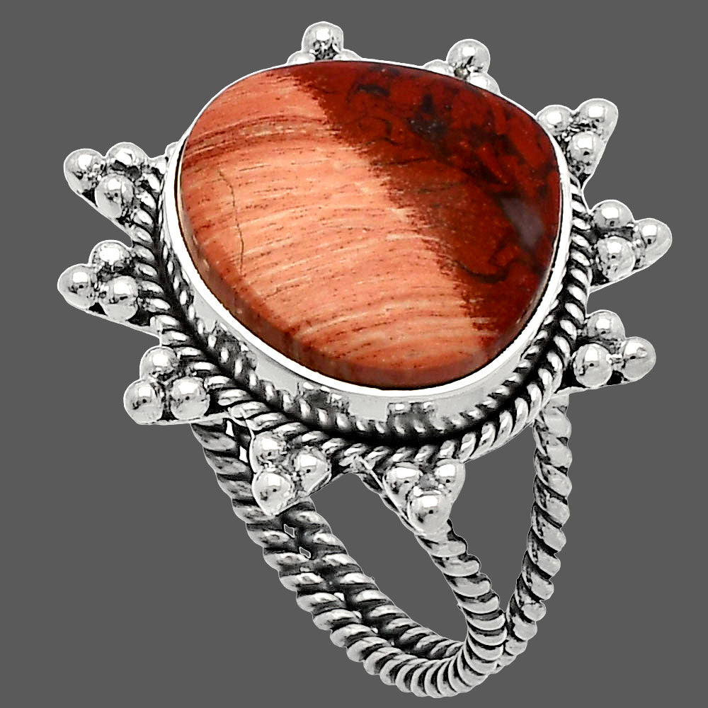 Natural Snake Skin Jasper Ring size-8 R-1234 SDR228618