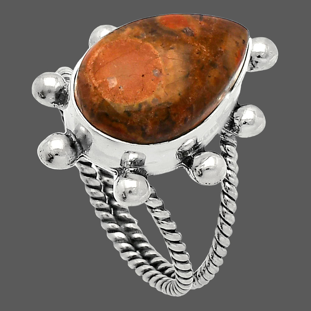 Natural Mexican Bird Eye Ring size-9 R-1268 SDR229033