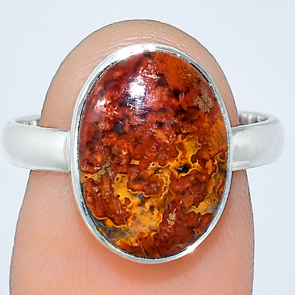 Natural Rare Cady Mountain Agate Ring size-8 R-1001 SDR240800