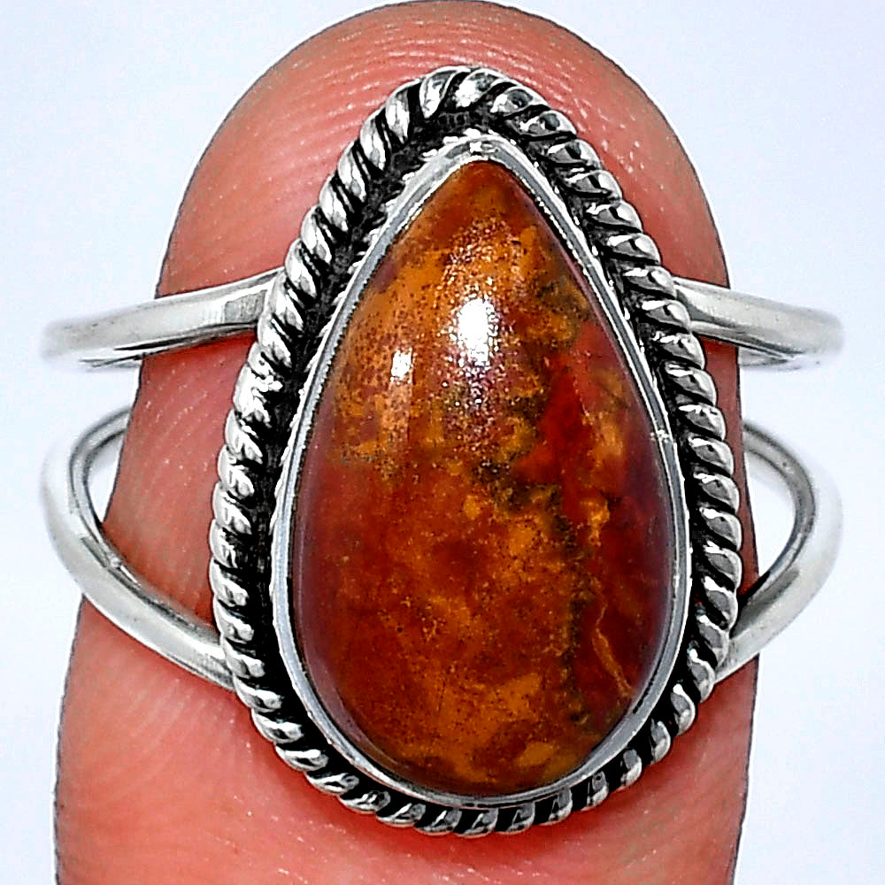 Natural Rare Cady Mountain Agate Ring size-7 R-1068 SDR241118