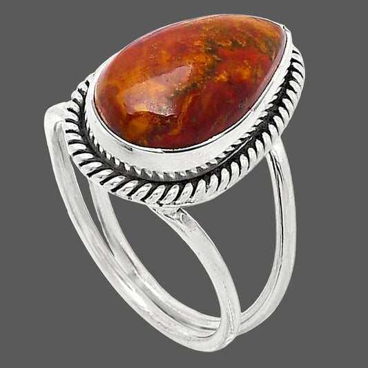 Natural Rare Cady Mountain Agate Ring size-7 R-1068 SDR241118
