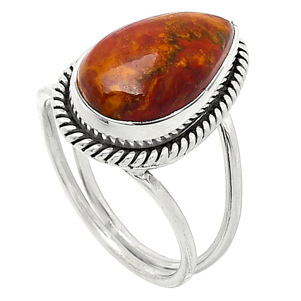 Natural Rare Cady Mountain Agate Ring size-7 R-1068 SDR241118