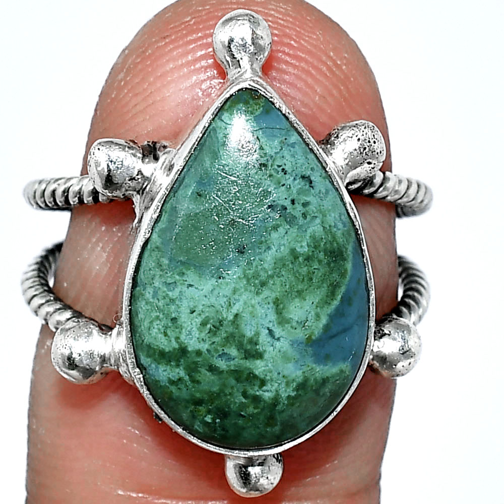 Natural Peruvian Opalina Ring size-7 R-1268 SDR243006
