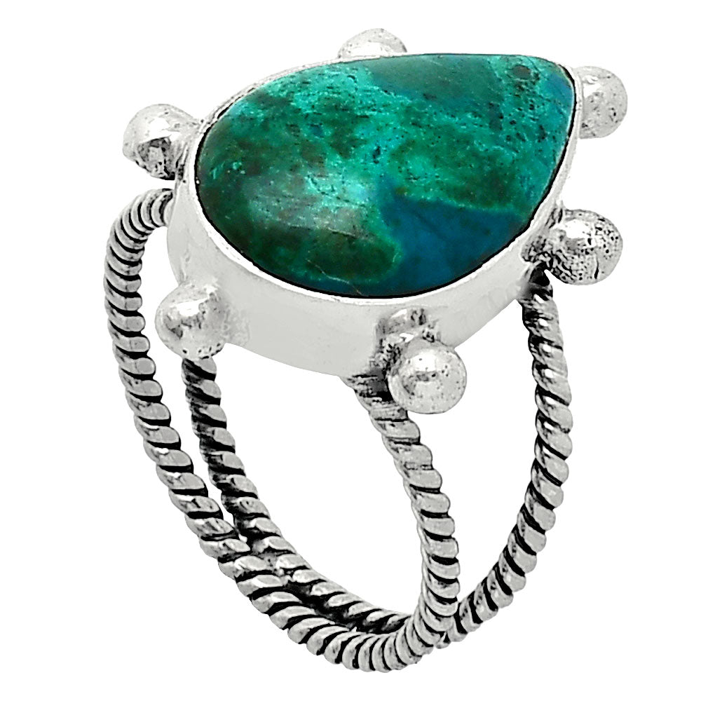 Natural Peruvian Opalina Ring size-7 R-1268 SDR243006