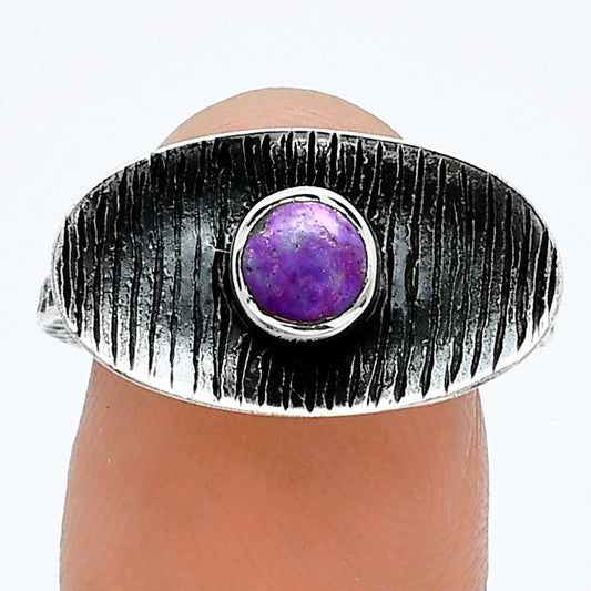 Copper Purple Turquoise - Arizona Ring size-7 R-1573 SDR244208
